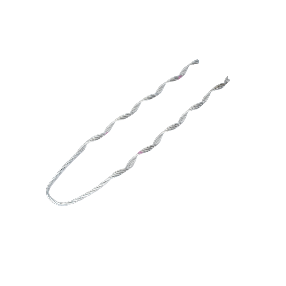 Remate Preformado de Acero Galvanizado para Fibra Mini-ADSS de 24 hilos, diámetros 7.5 - 8 mm