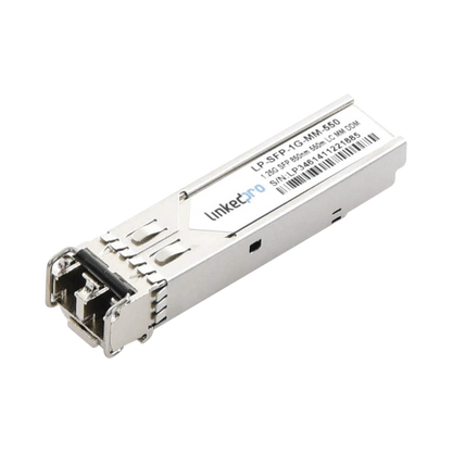 Transceptor Óptico SFP (Mini-Gbic) / Multimodo 850 nm / 1.25 Gbps / 1000BASE-SX / Conectores LC/UPC Dúplex / DDM / Hasta 550 m