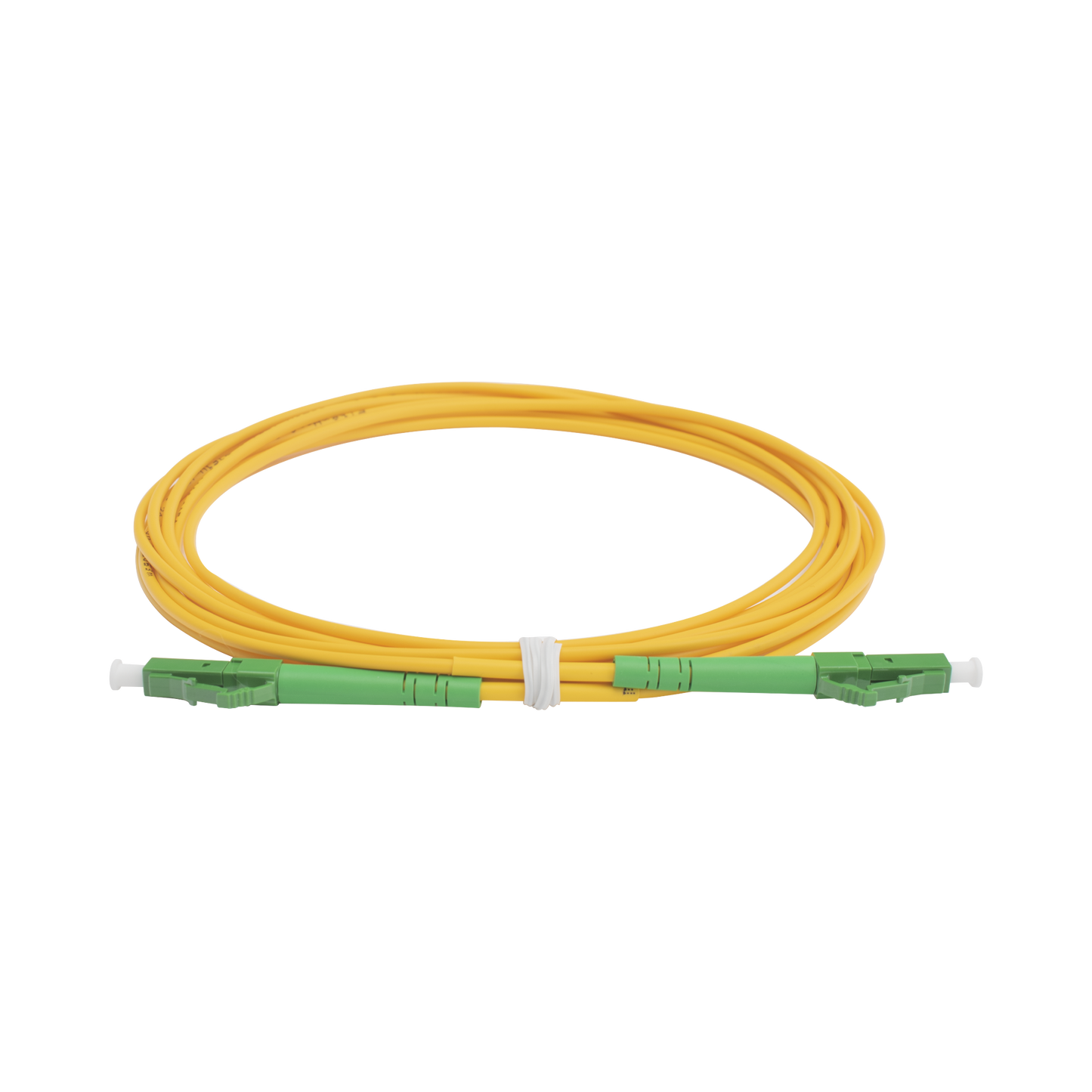 Jumper de Fibra Óptica Monomodo LC/APC-LC/APC Simplex de 3 Metros (9.84 Pies), 2mm