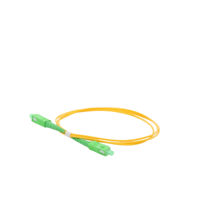 Jumper de Fibra Óptica Monomodo SC/APC-SC/APC Simplex de 1 Metro (3.28 Pies), 2mm