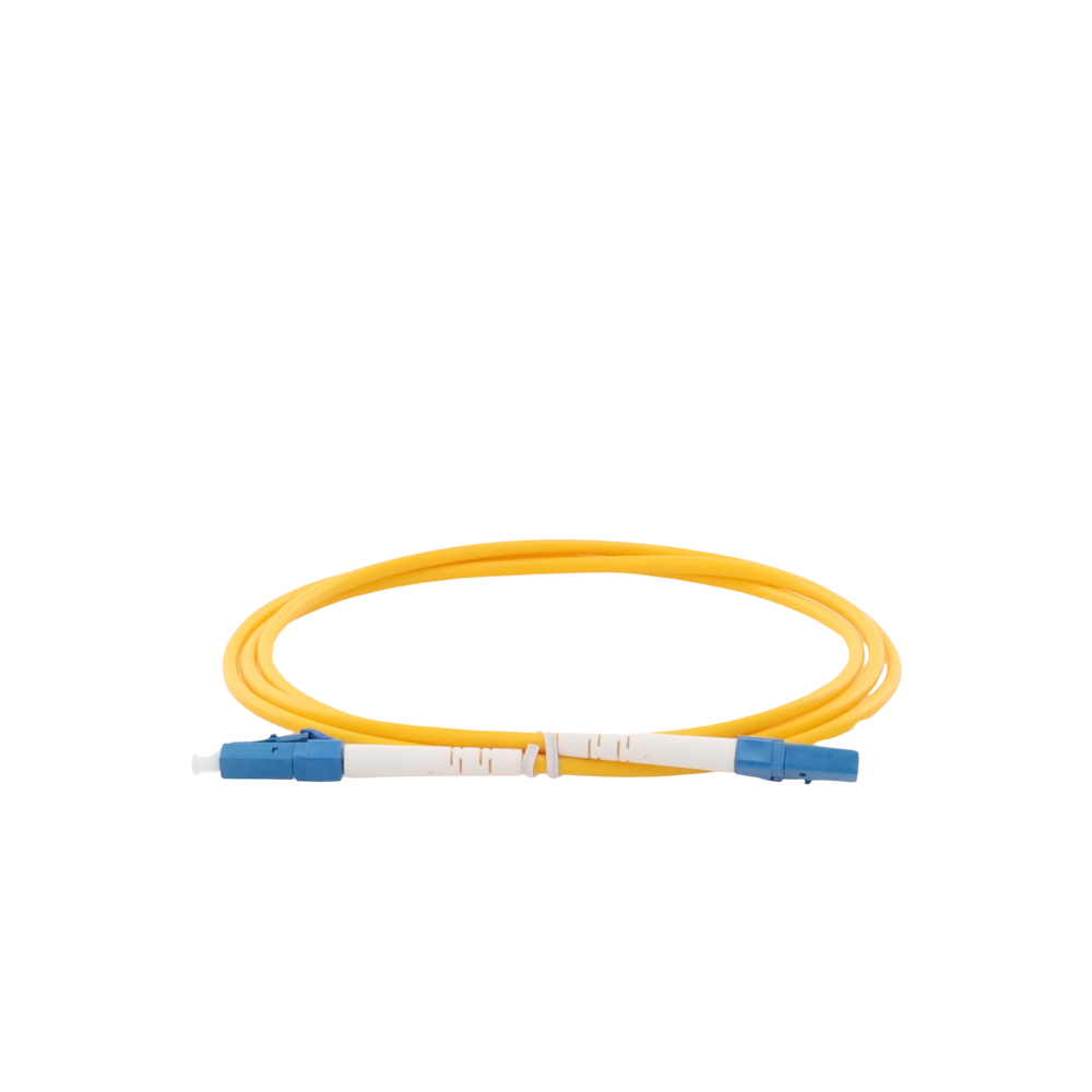 Jumper de Fibra Óptica Monomodo LC/UPC-LC/UPC Simplex de 1 Metro (3.28 Pies), 3mm