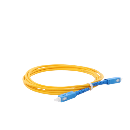 Jumper de Fibra Óptica Monomodo SC/UPC-SC/UPC Simplex de 2 Metros (6.56 Pies), 3mm