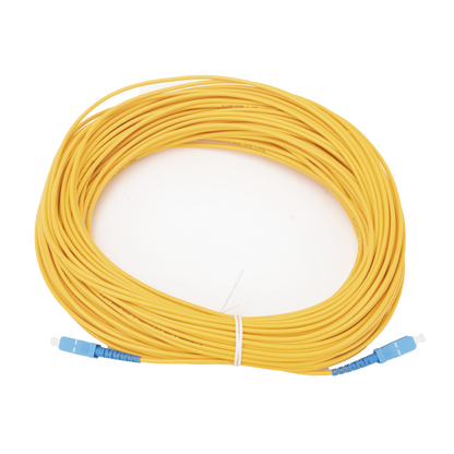 Jumper de Fibra Óptica Monomodo SC/UPC-SC/UPC Simplex de 40 Metros (131.23 Pies), 3mm