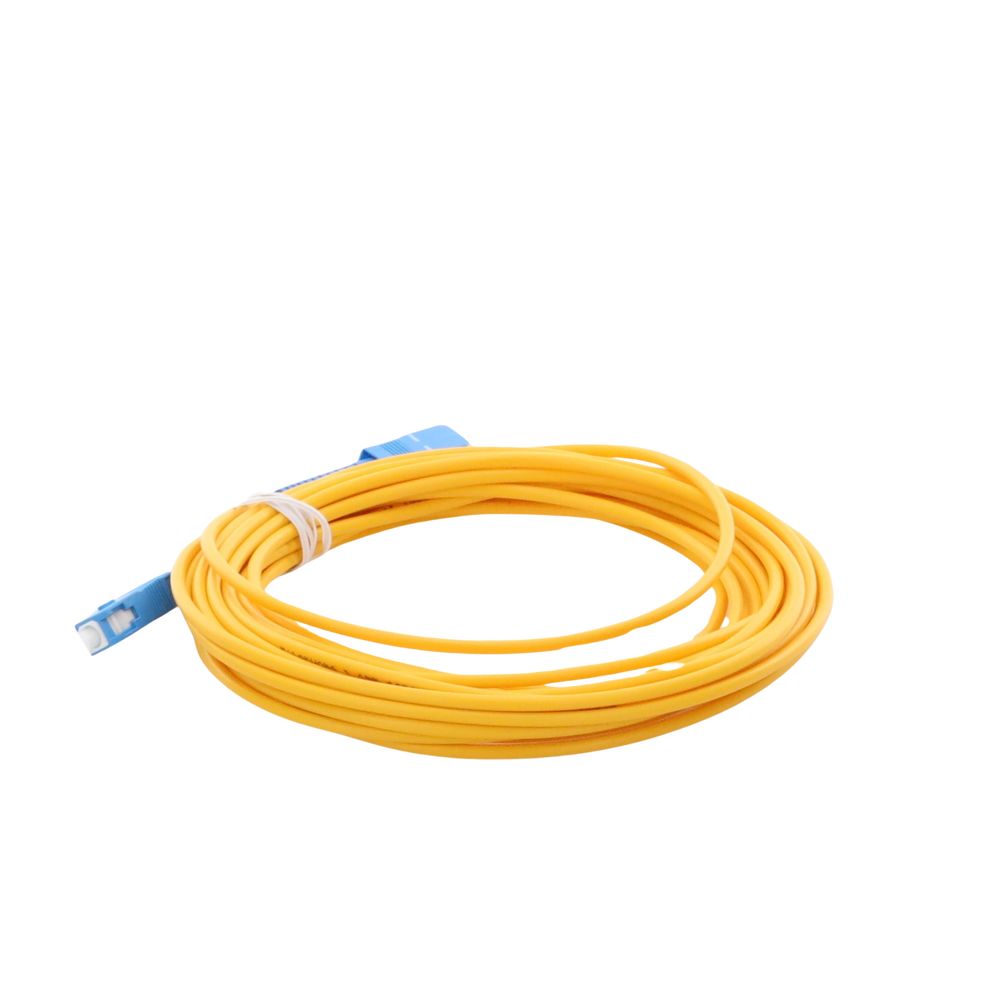 Jumper de Fibra Óptica Monomodo SC/UPC-SC/UPC Simplex de 6 Metros (19.69 Pies), 3mm