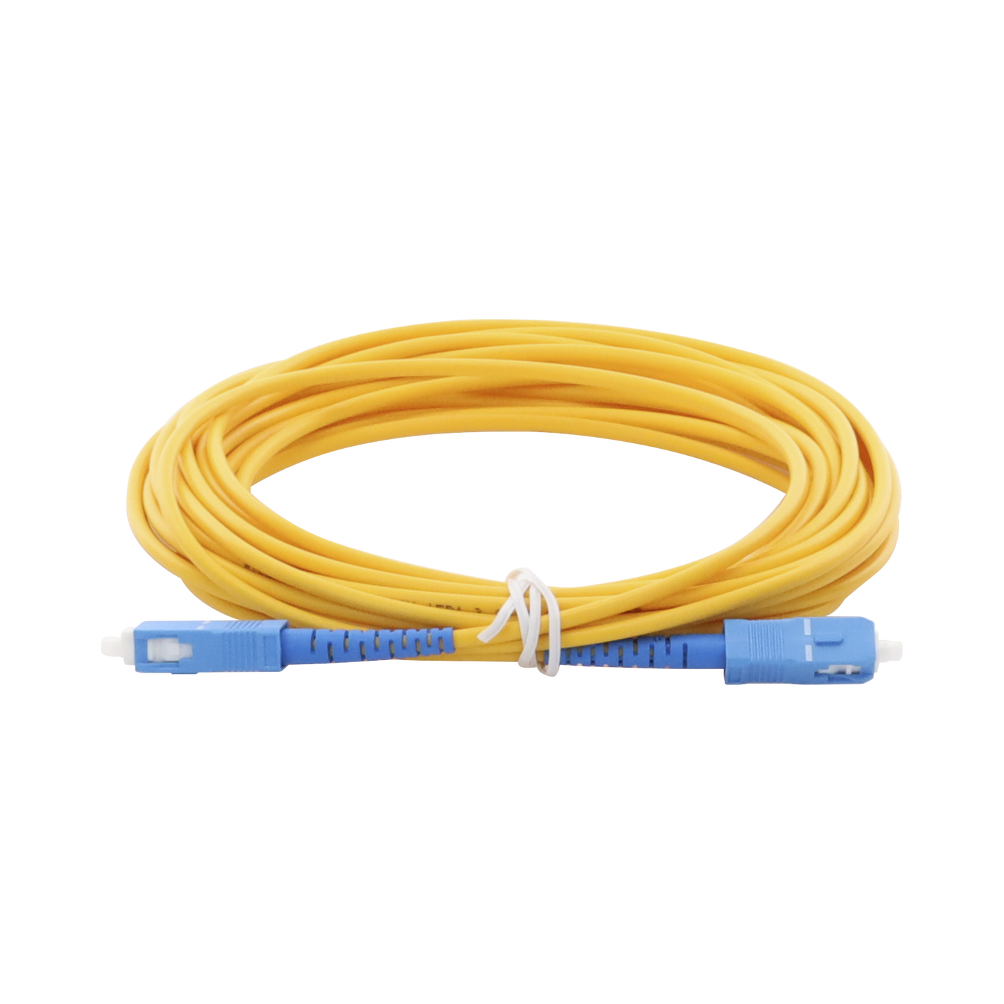 Jumper de Fibra Óptica Monomodo SC/UPC-SC/UPC Simplex de 6 Metros (19.69 Pies), 3mm