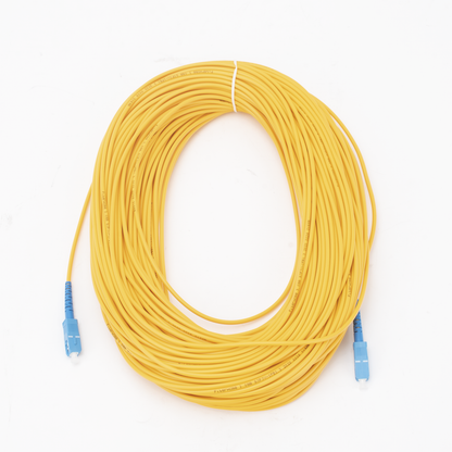 Jumper de Fibra Óptica Monomodo SC/UPC-SC/UPC Simplex de 60 Metros (196.85 Pies), 3mm