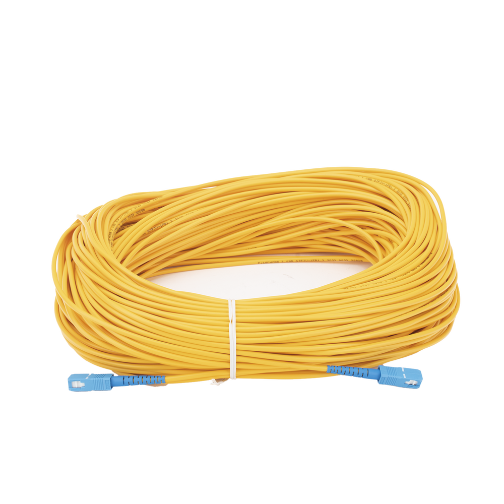 Jumper de Fibra Óptica Monomodo SC/UPC-SC/UPC Simplex de 80 Metros (262.47 Pies), 3mm