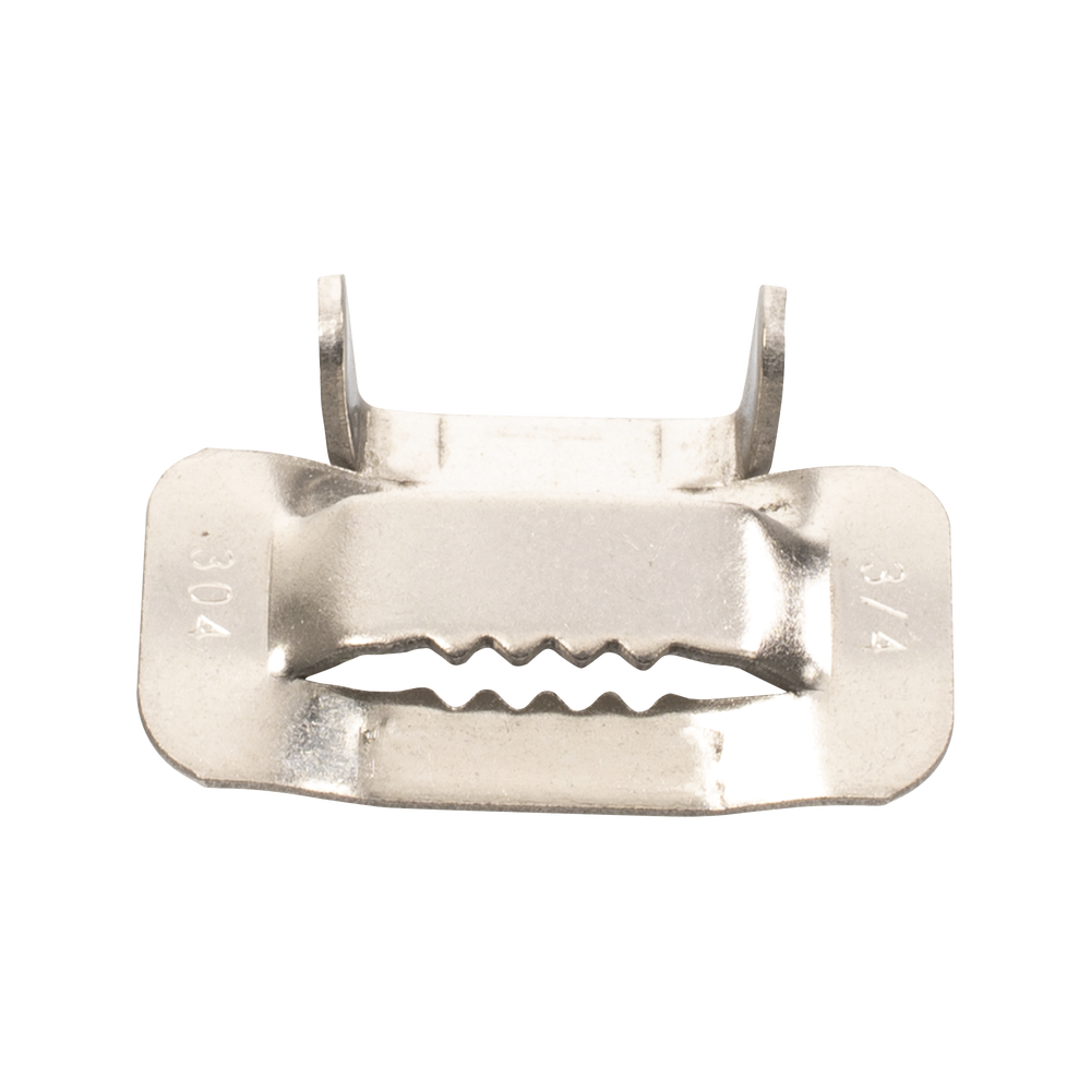 Hebilla de Acero Inoxidable T, 3/4", 100 piezas