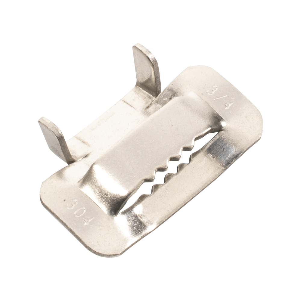 Hebilla de Acero Inoxidable T, 3/4", 100 piezas