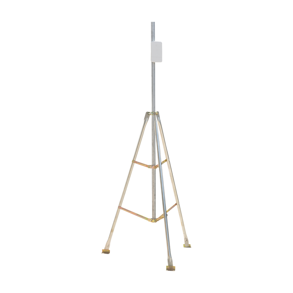 Kit de Montaje de Tripie con Mástil de 3 metros Ideal para instalar Antenas, Radios, Cámaras, etc...