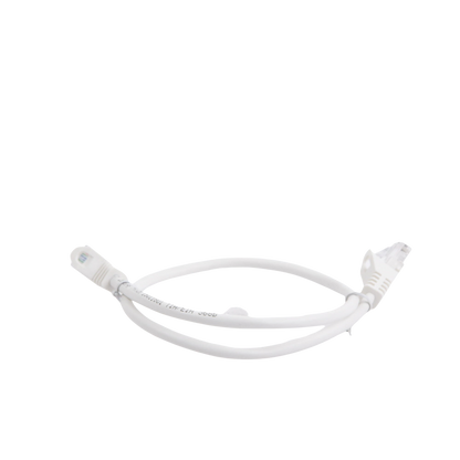 Cable de Parcheo UTP Cat5e - 0.5 Metros (1.64 Pies) - Blanco