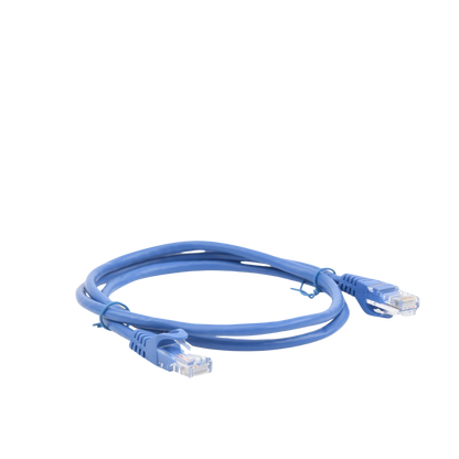 Cable de Parcheo UTP Cat5e - 1 Metro (3.28 Pies) - Azul