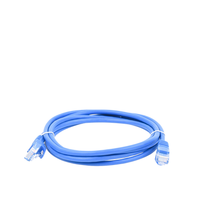 Cable de Parcheo UTP Cat5e - 2 Metros (6.56 Pies) - Azul