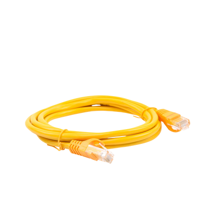 Cable de Parcheo UTP Cat5e - 2.0 Metros (6.56 Pies) - Amarillo