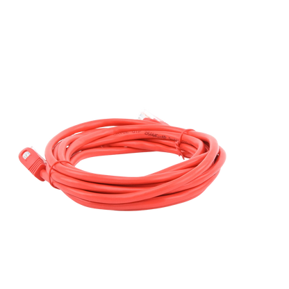 Cable de Parcheo UTP Cat5e - 3.0 Metros (9.84 Pies) - Rojo
