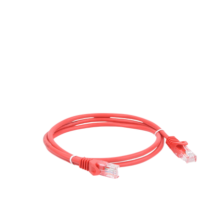 Cable de Parcheo UTP Cat6 - 0.5 Metros (1.64 Pies) - Rojo