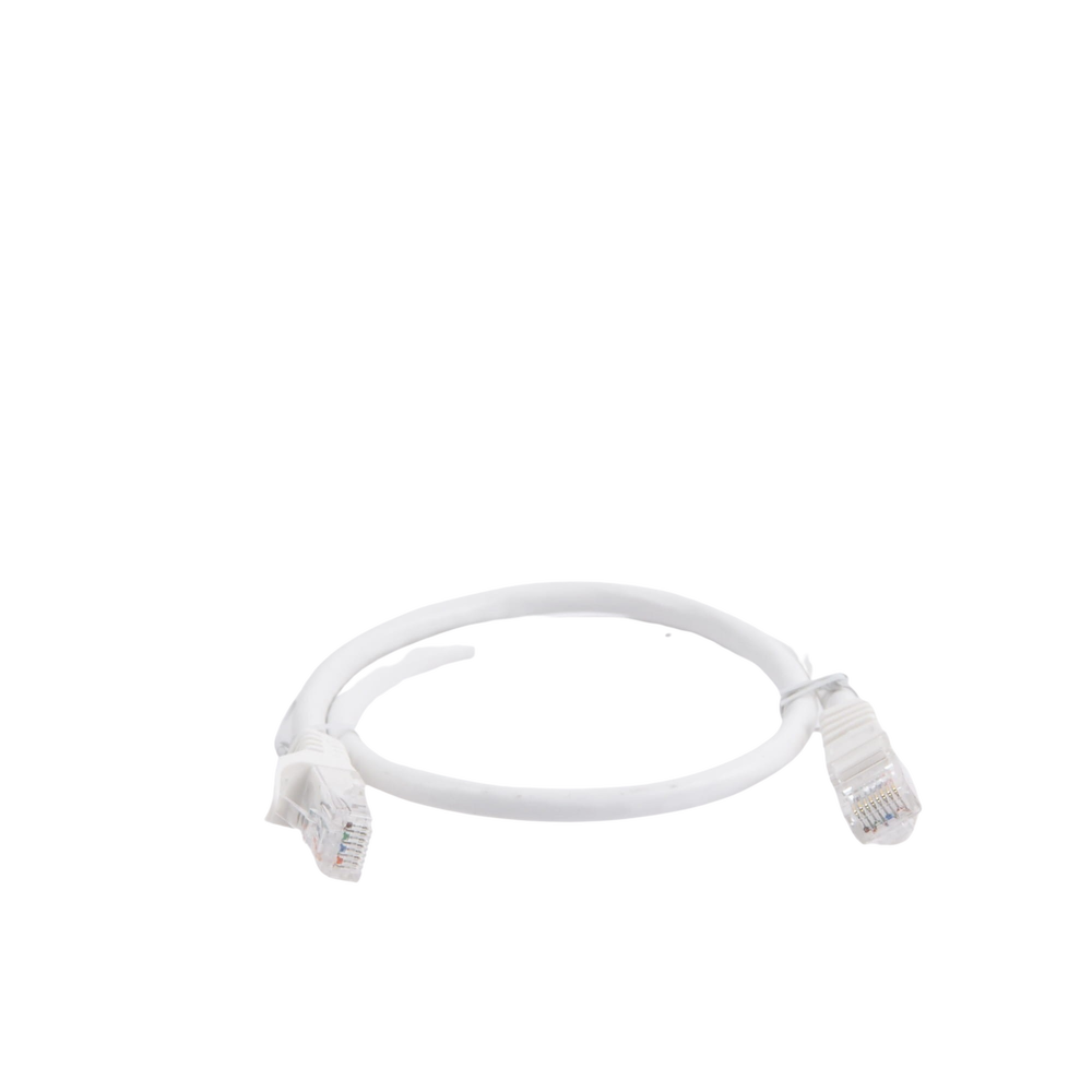 Cable de Parcheo UTP Cat6 - 0.5 Metros (1.64 Pies) - Blanco