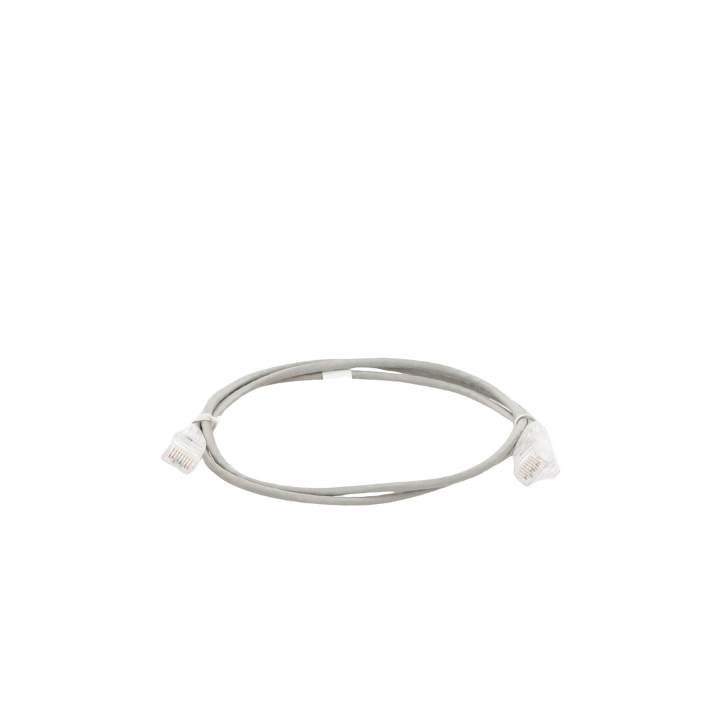 Cable de Parcheo Slim UTP Cat6 - 1 Metro (3.28 Pies), Gris, Diámetro Reducido (28 AWG)
