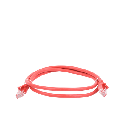 Cable de Parcheo UTP Cat6 - 1 Metro (3.28 Pies) - Rojo
