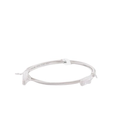 Cable de Parcheo Slim UTP Cat6 - 1.5 Metros (4.92 Pies) Blanco Diámetro Reducido (28 AWG)