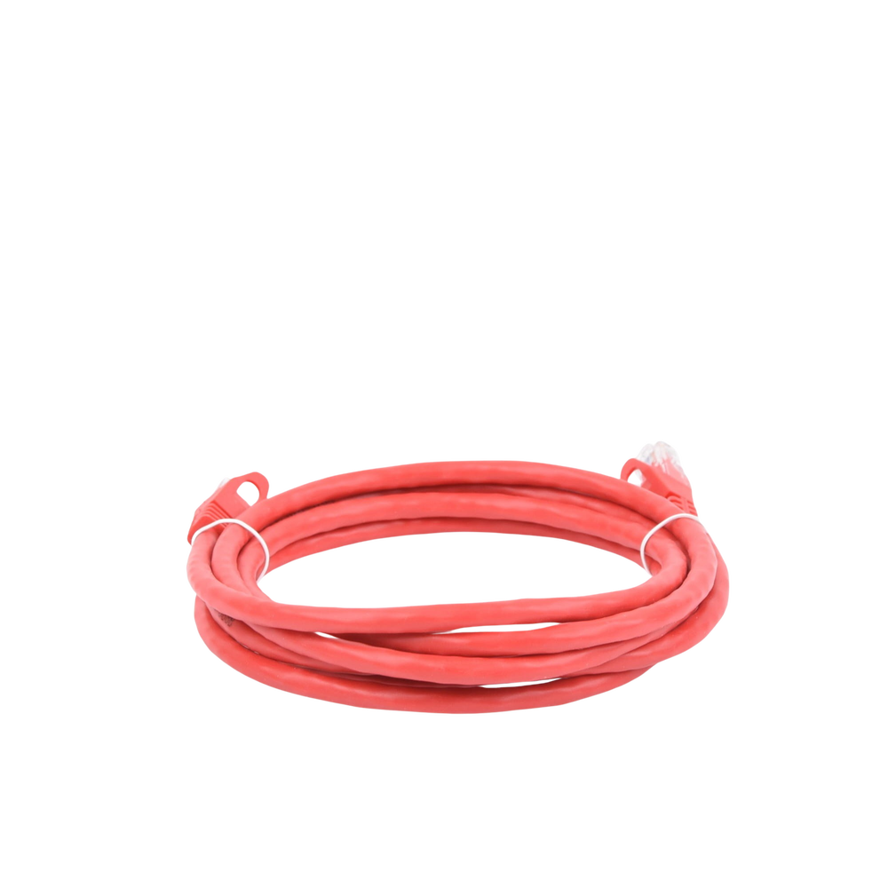 Cable de Parcheo UTP Cat6 - 2 Metros (6.56 Pies) - Rojo