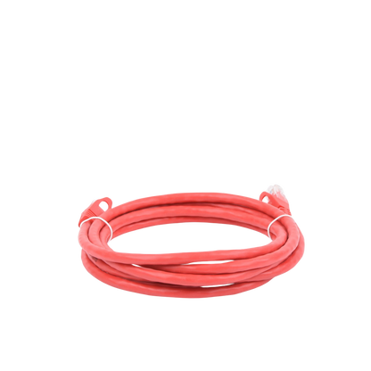 Cable de Parcheo UTP Cat6 - 2 Metros (6.56 Pies) - Rojo