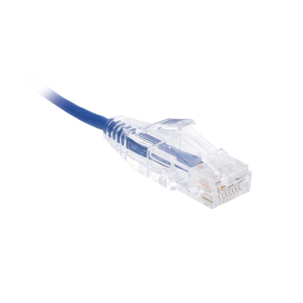 Cable de Parcheo Slim UTP Cat6 - 3 Metros (9.84 Pies) Azul Diámetro Reducido (28 AWG)