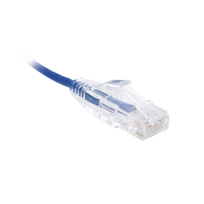 Cable de Parcheo Slim UTP Cat6 - 3 Metros (9.84 Pies) Azul Diámetro Reducido (28 AWG)