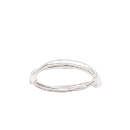Cable de Parcheo Slim UTP Cat6 - 3 Metros (9.84 Pies) Blanco Diámetro Reducido (28 AWG)