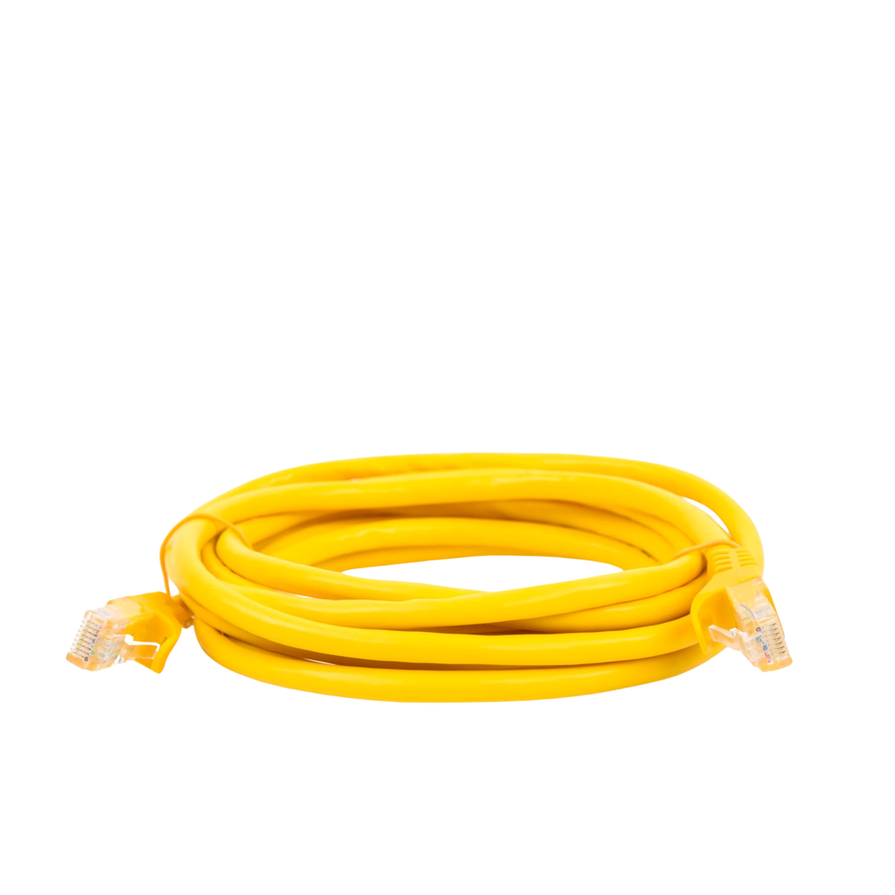 Cable de Parcheo UTP Cat6 - 3.0 Metros (9.84 Pies) - Amarillo