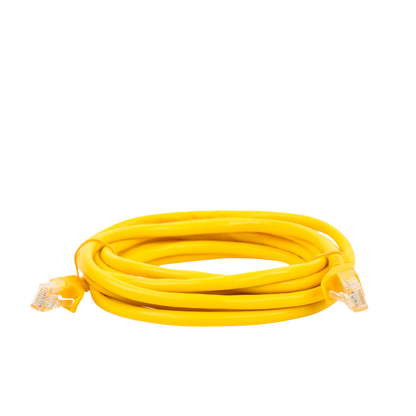 Cable de Parcheo UTP Cat6 - 3.0 Metros (9.84 Pies) - Amarillo
