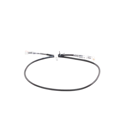 Cable de Parcheo Slim UTP Cat6A - 0.5 Metros (1.64 Pies) Negro, Diámetro Reducido (28 AWG)