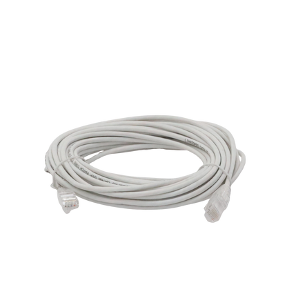Cable de Parcheo Slim UTP Cat6A - 10 Metros (32.81 Pies) Blanco, Diámetro Reducido (28 AWG)