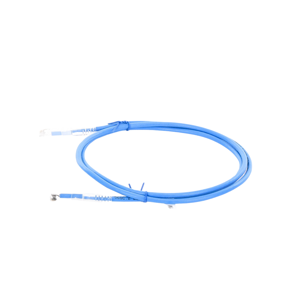 Cable de Parcheo Slim UTP Cat6A - 1 Metro (3.28 Pies) Azul, Diámetro Reducido (28 AWG)