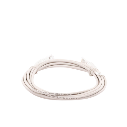 Cable de Parcheo Slim UTP Cat6A - 3 Metros (9.84 Pies) Gris, Diámetro Reducido (28 AWG)