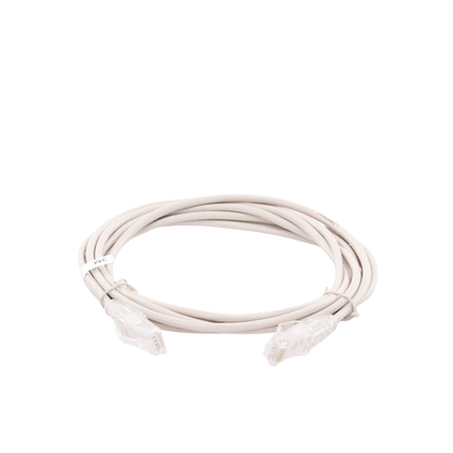 Cable de Parcheo Slim UTP Cat6A - 3 Metros (9.84 Pies) Gris, Diámetro Reducido (28 AWG)