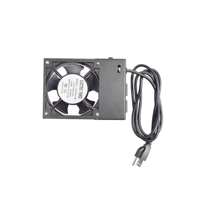 Ventilador 110 Vca con Clavija para Gabinete de Pared con 2 Tomas de Corriente