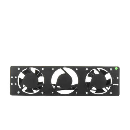 Kit de 2 Ventiladores 110 Vca (12 x 12 cm) con Clavija para Gabinete de Piso