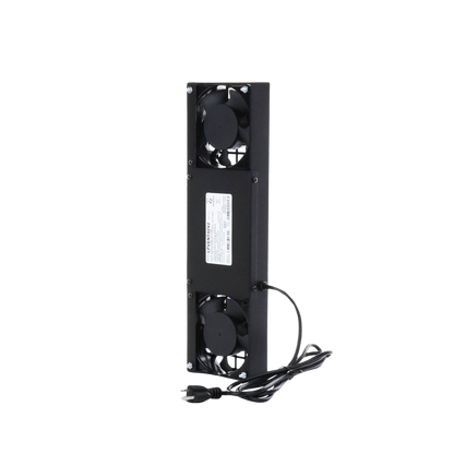 Kit de 2 Ventiladores (12 x 12 cm) con 3 Tomas de Corriente 110 Vca/50 Hz con Clavija