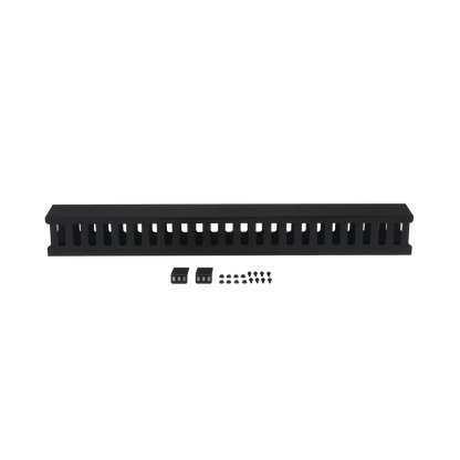 Organizador de Cable Vertical de 24 Unidades Rack Sencillo, Compatible con Racks Serie EIRL y EIQR