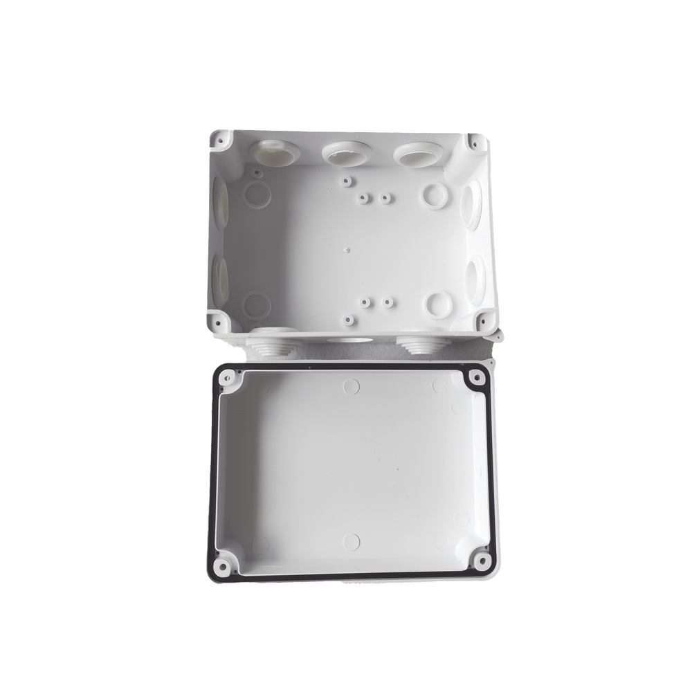 Caja de Conexiones Impermeable IP65, 10 Entradas, Dimensiones 150 x 110 x 70 mm, para Instalaciones Industriales, Comerciales y Residenciales, Incluye Tornillería para su Instalación