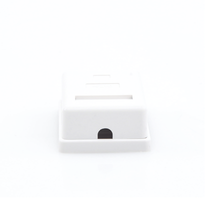 Caja de Pared con 1 Puerto Keystone, Incluye Jack Cat5e