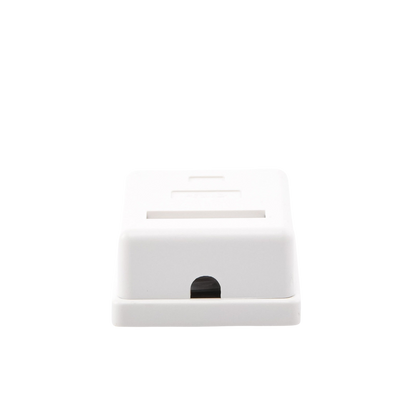 Caja de Pared con 1 Puerto Keystone, Incluye Jack STP Cat5e