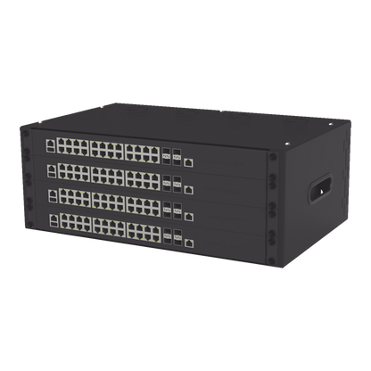 Gabinete para Montaje en Pared liviano, 4 Unidades de rack, Profundidad máxima de trabajo 250 mm, Se envía el Gabinete Armado.