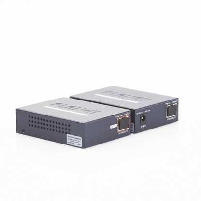 Kit Transmisor y Receptor PoE de Largo Alcance Sobre Coaxial Hasta 1 km