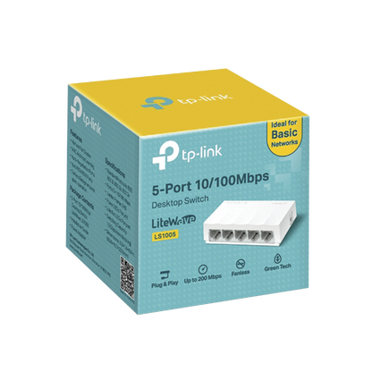 Switch para escritorio 8 puertos 10/100Mbps