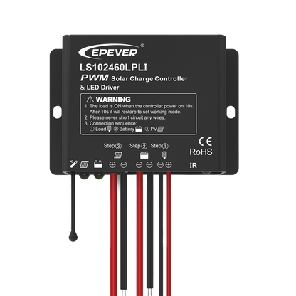 Controlador Solar de Carga y Descarga PWM 12V 10A