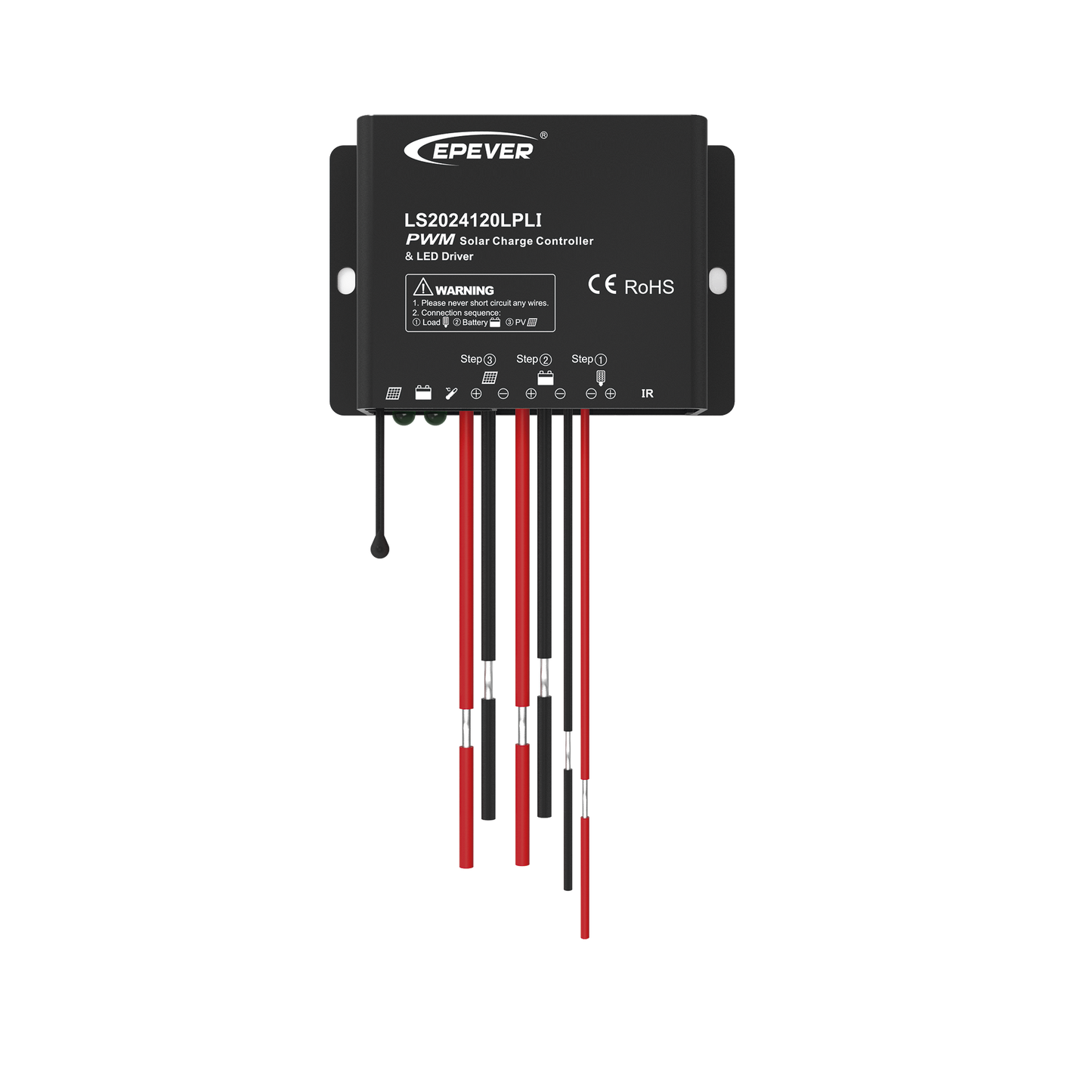 Controlador Solar de Carga y Descarga PWM 12V 10A