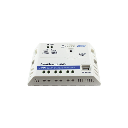 Controlador Solar PWM 12/24 V 20 A, Salida USB