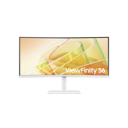 Monitor Curvo 34" Color Blanco / Aspecto 21:9 / Resolucion 3440 x 1440 / Frecuencia 100Hz / Entradas de Video HDMI / DisplayPort / Compatible VESA 100x100 / bocinas integradas
